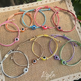 Vòng tay Evil Eye dây mix màu