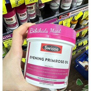 Tinh Dầu Hoa Anh Thảo Úc Swisse Ultiboost Evening Primrose Oil Hộp 200 Viên