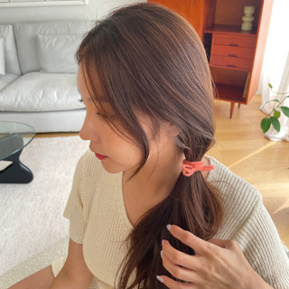 Cột tóc màu sắc tươi sáng Modleaf Color thin tie set Hàn Quốc