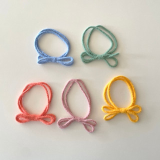 Cột tóc màu sắc tươi sáng Modleaf Color thin tie set Hàn Quốc