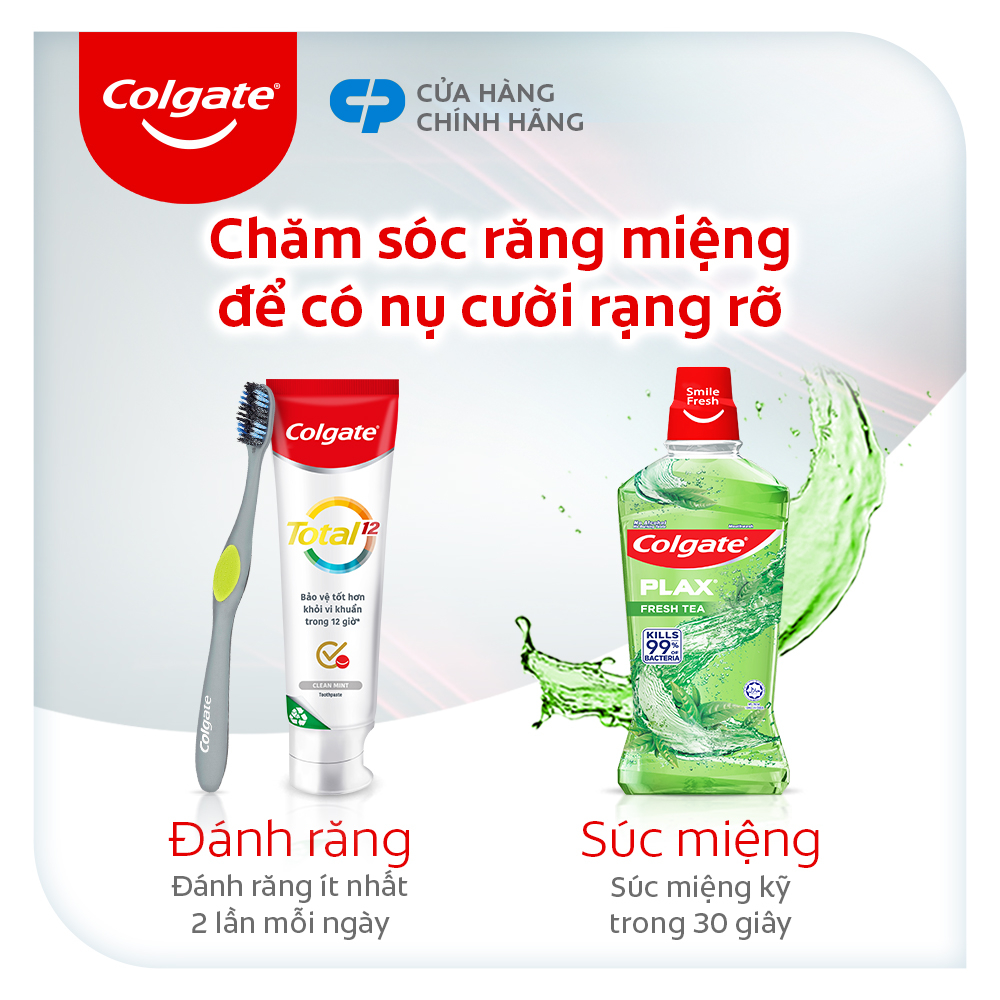 Bộ 2 Bàn chải Colgate 360 độ than hoạt tính & lông chải xoắn kép làm sạch mảng bám hiệu quả