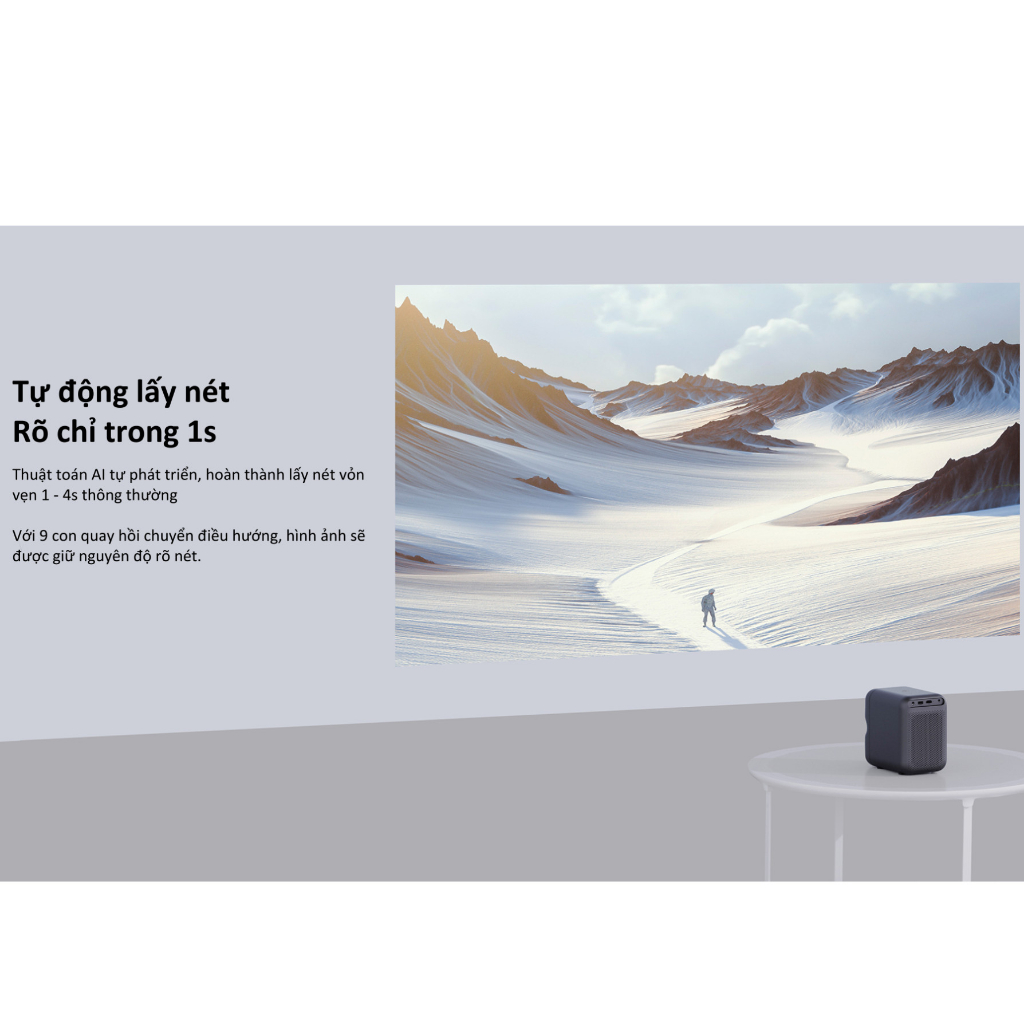 Máy chiếu Wanbo TT Model Tích hợp HĐH Linux 1G+8G Full HD 1080p, Tự Động Lấy Nét - Hàng Chính Hãng - Bảo Hành 12 Tháng