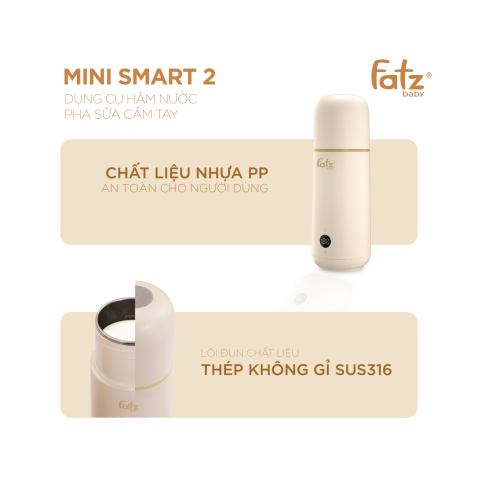 Dụng cụ đun và hâm nước pha sữa cầm tay Fatz baby - Mini Smart 1 FB3622VA