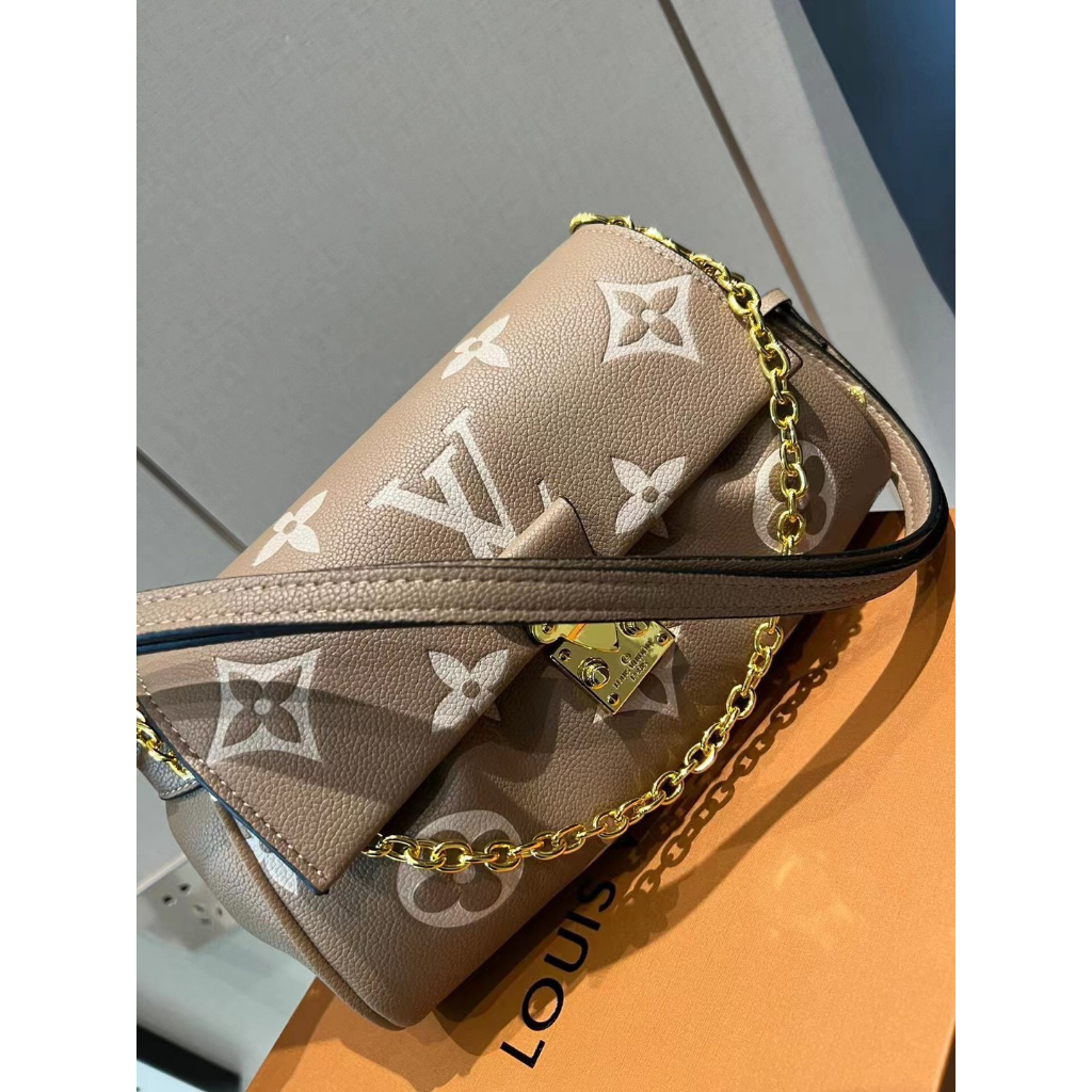 TÚI LV FAVOTITE DA BÒ CÓ VÂN DẬP SZ24