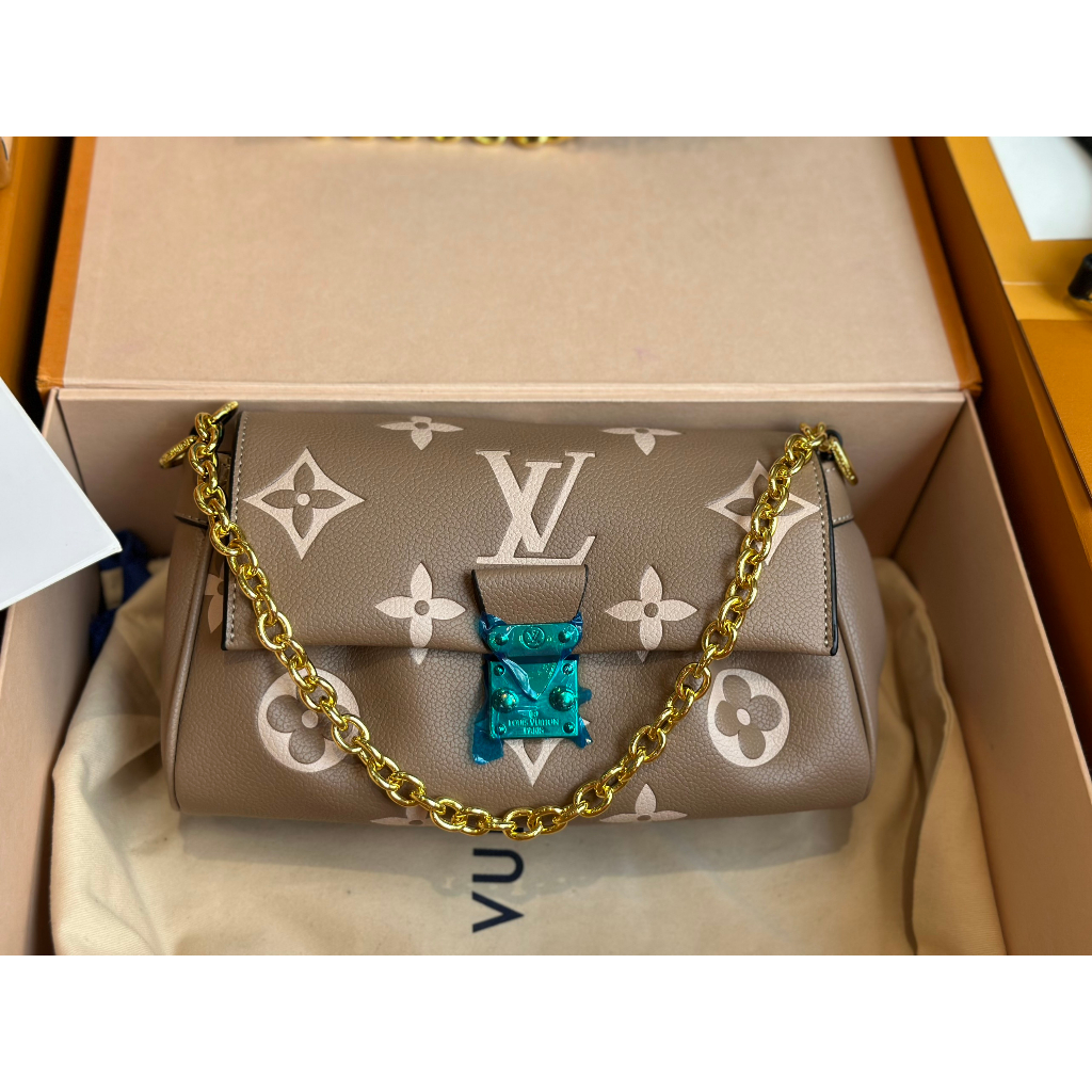 TÚI LV FAVOTITE DA BÒ CÓ VÂN DẬP SZ24