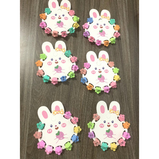 1 vỉ 10 kẹp tóc hình càng cua mini cho bé gái