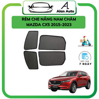 Rèm che nắng ô tô mazda cx5 2014 - 2024, che nắng hút nam châm theo xe, bộ 4 cánh. hàng loại tốt