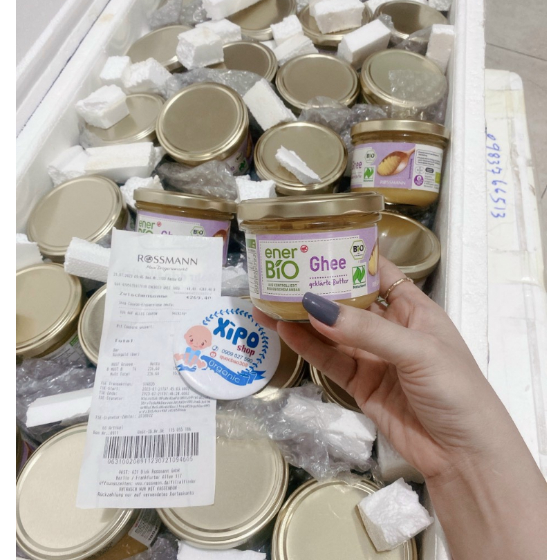 Bơ Ghee Hữu Cơ Đức Bio 180g