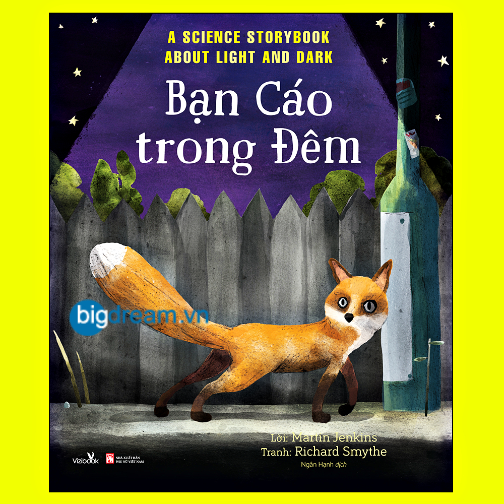 Sách - Bạn Cáo trong Đêm - A Science Storybook About Light And Dark Truyện kể cho bé trước giờ đi ngủ phát triển tư duy