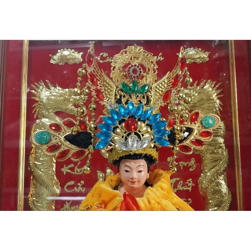 BỘ ÁO MÃO  CHO MẸ ĐỊA MẪU MẪU  ĐÀI LOAN CAO 30CM