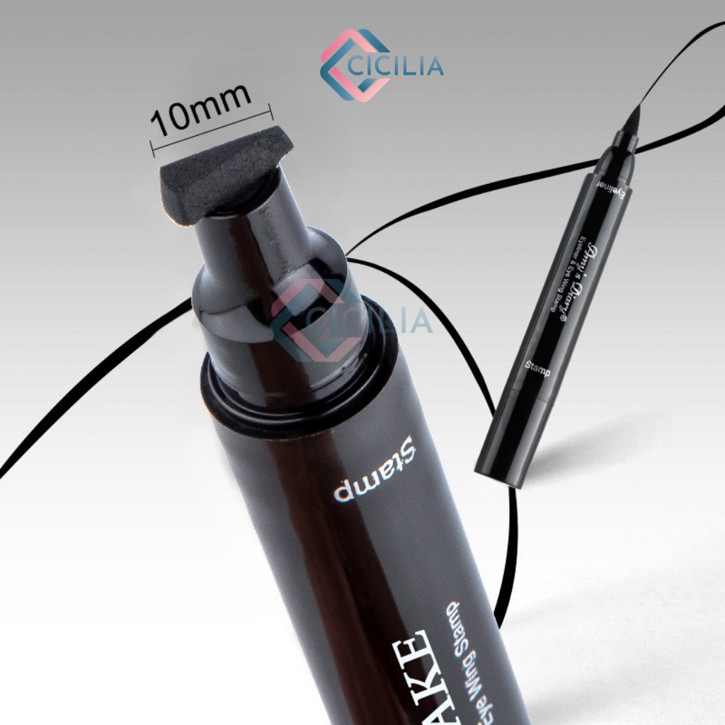 Bút Kẻ Mắt 2 Đầu Không Thấm Nước CICILIA Lâu Trôi Không Lem CI-071