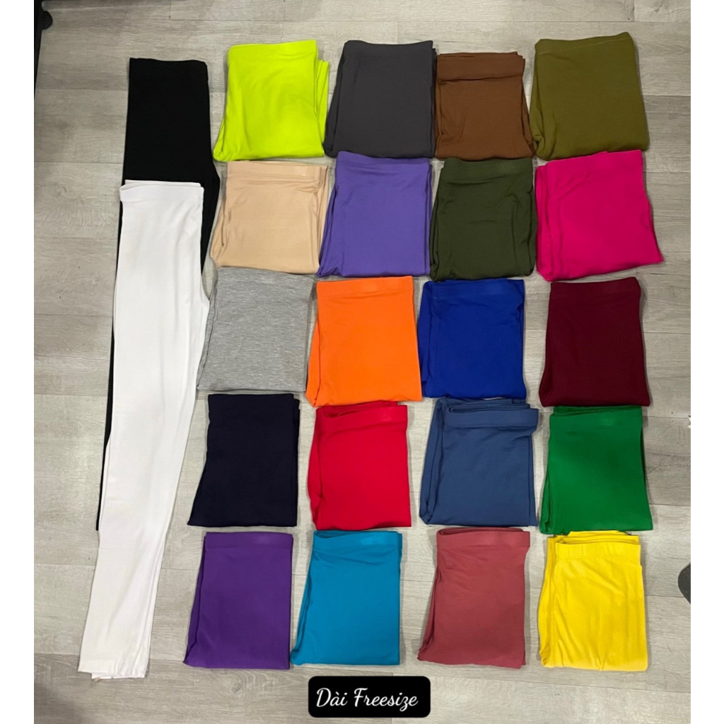 (SALE)FREESIZE Quần legging dài họa tiết ( legging thái RAINBOW)