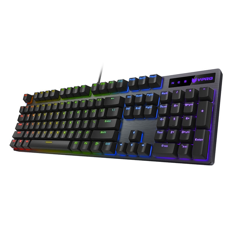 Bàn Phím Gaming Có Dây Rapoo V500RGB - Hàng Chính Hãng