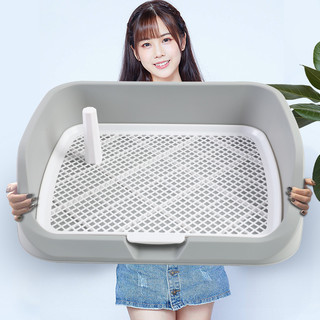 Khay Vệ Sinh Cho Chó Thành Cao Size Lớn 53x45x13cm, Dành Cho Chó Tới 25kg