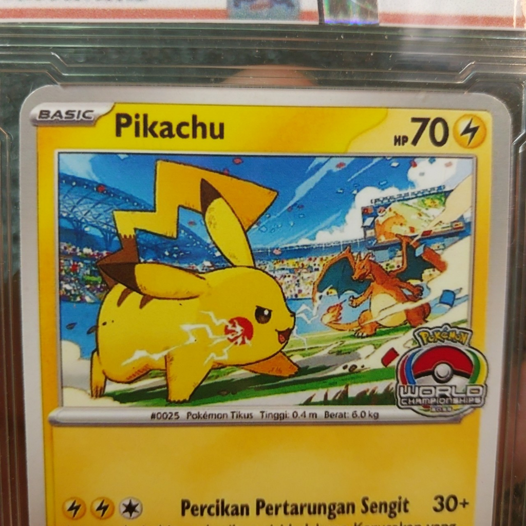 Thẻ Pokemon Pikachu WCS 2023 Promo 040 SV-P World Championships Yokohama Pokemon Indonesia 1-18