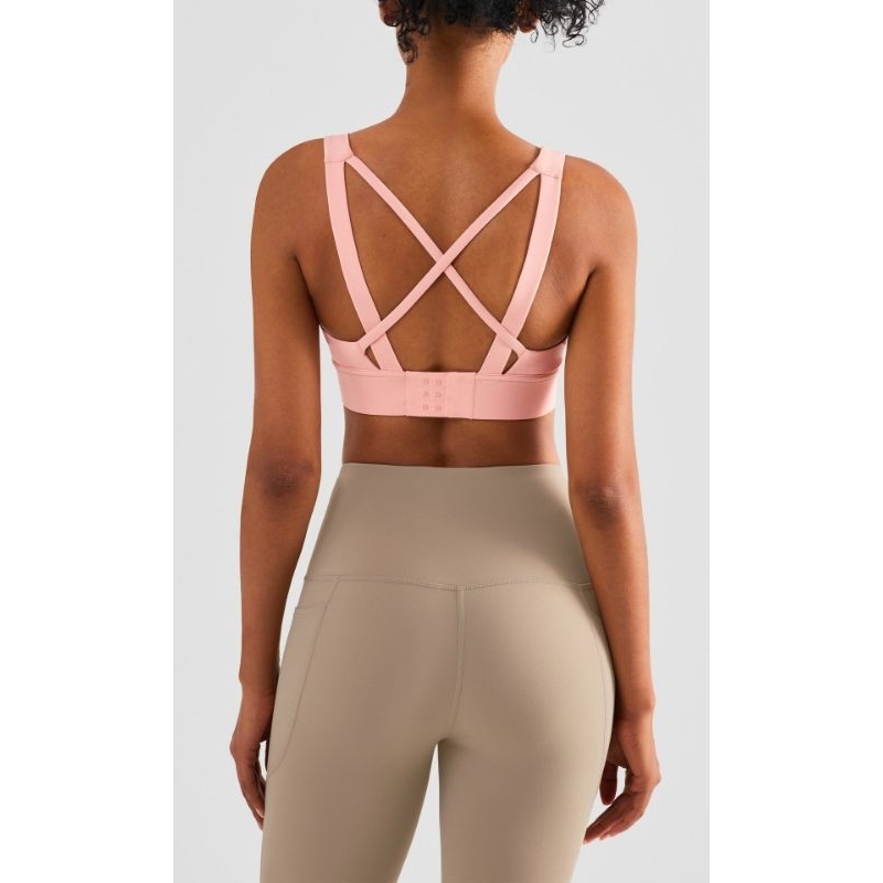 Áo Bra thể thao liền mút ngực, cài khuy lưng tiện lợi