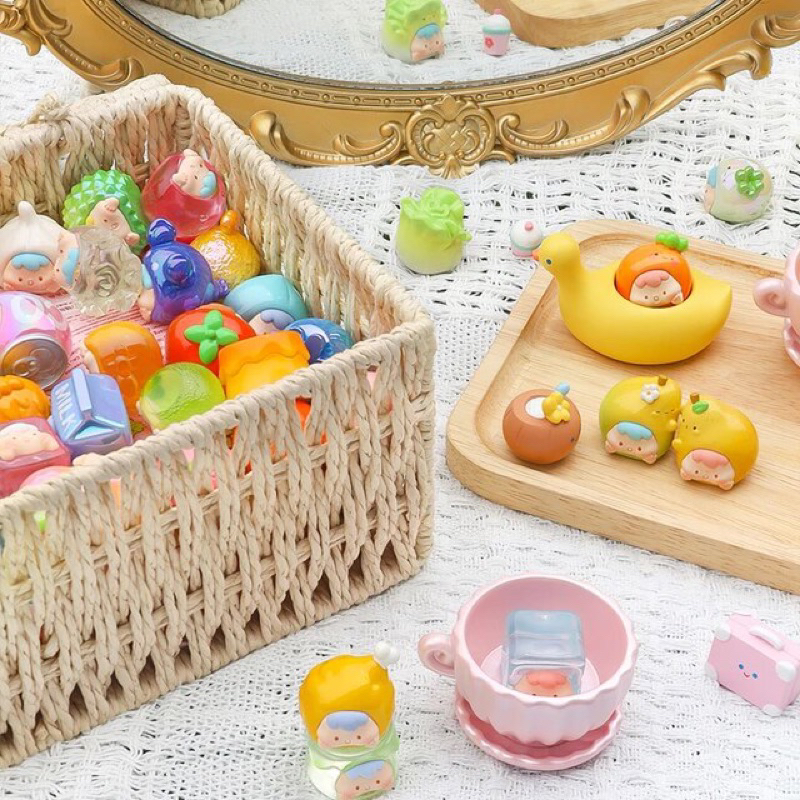 Mini blindbag Gluttonous Zaizai mẫu nhỏ có mùi hương, đã xác định.