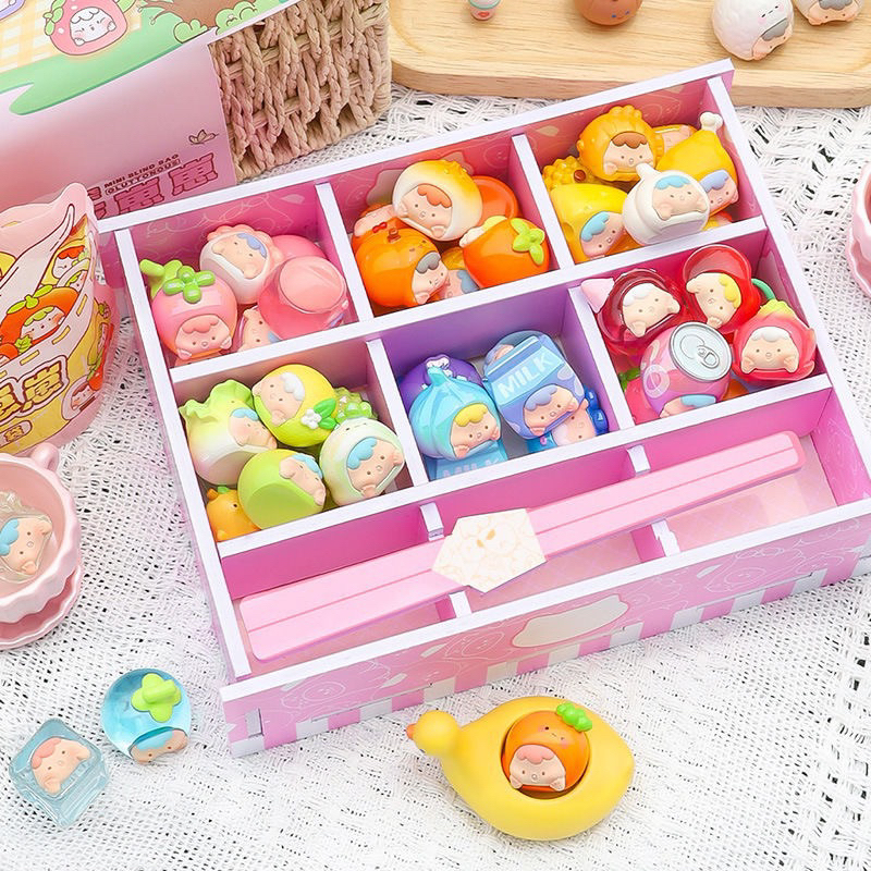 Mini blindbag Gluttonous Zaizai mẫu nhỏ có mùi hương, đã xác định.