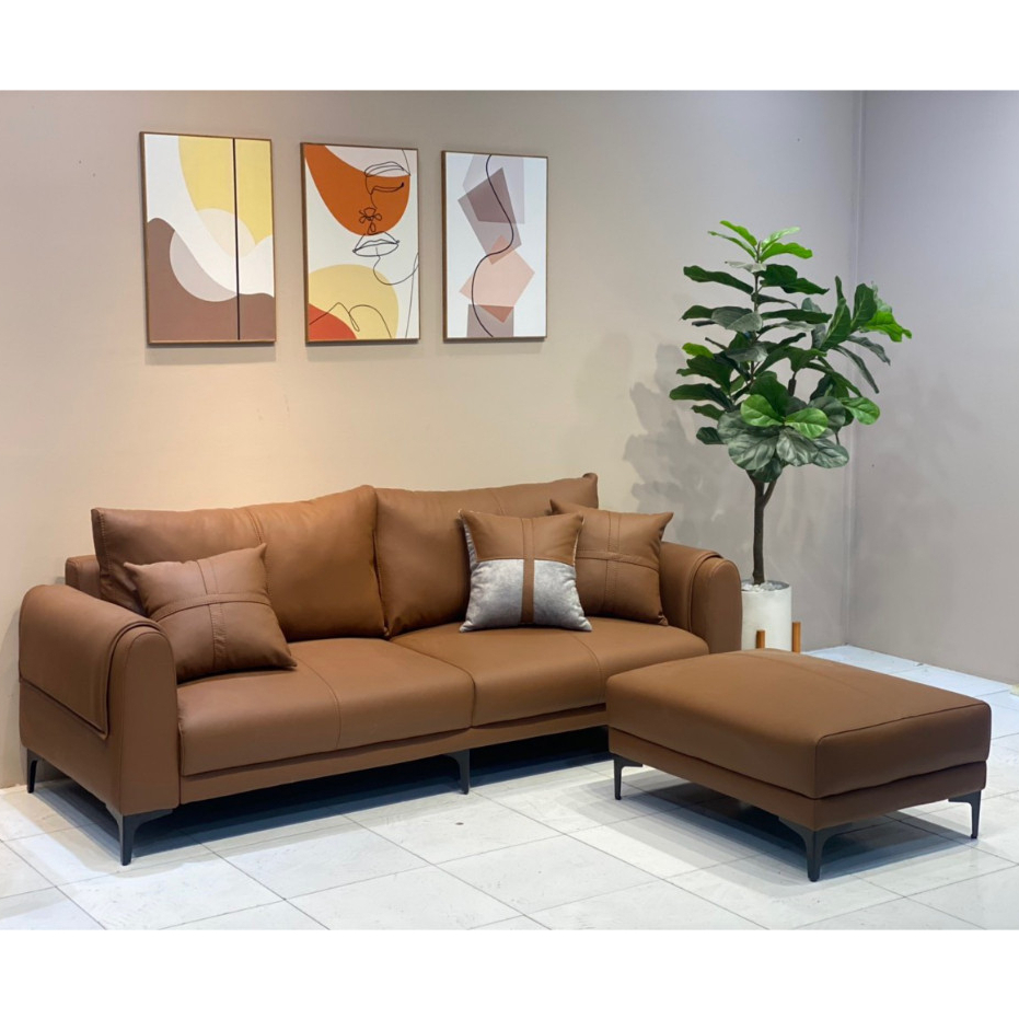 Ghế sofa phòng khách, sofa bọc da giá rẻ 2m2