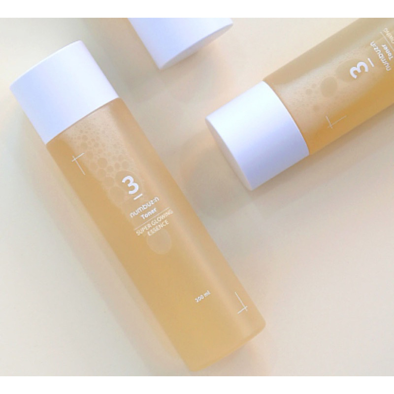 Nước hoa hồng tinh chất căng bóng da Numbuzin No.3 Super Glowing Essence Toner 200ml