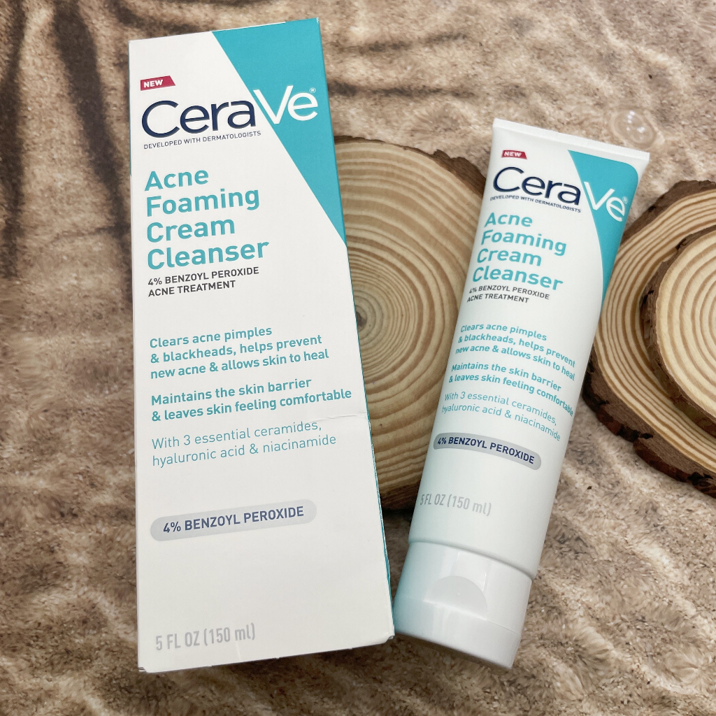 Sữa rửa mặt Cerave Acne Foaming Cream Cleanser 150ml