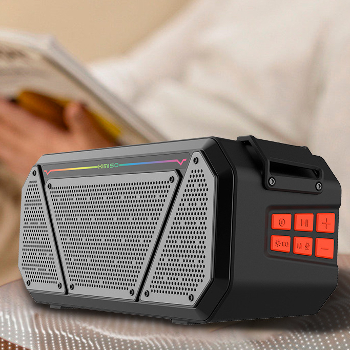 Loa bluetooth karaoke K300 kèm 1 micro không dây xách tay công xuất 20W âm thanh trầm ấm bass căng HKDOTI | BigBuy360 - bigbuy360.vn