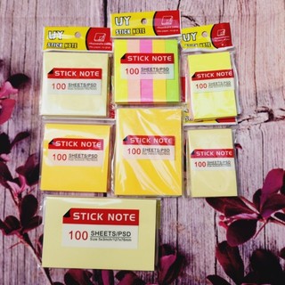 Giấy nhớ vàng 3x2 3x3 3x4 3x5 các loại - giấy ghi chú các loại