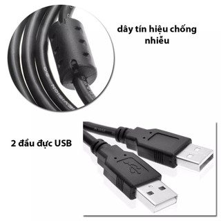 3m dây cáp usb 2 đầu dương xịn dài 3 mét, usb to usb