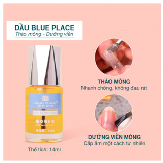 Dầu tháo móng úp, nước tháo móng bột Blue Place chính hãng