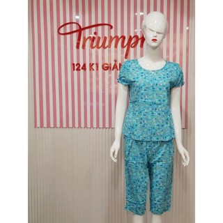 Bộ mặc nhà cộc tay quần lửng lanh wonner 21034 giá 259.000đ