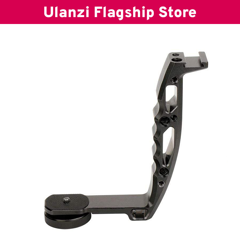 Ulanzi UURig DH-03 Tay cầm chữ L tích hợp Cold Shoe gắn thêm đèn, micro và phụ kiện