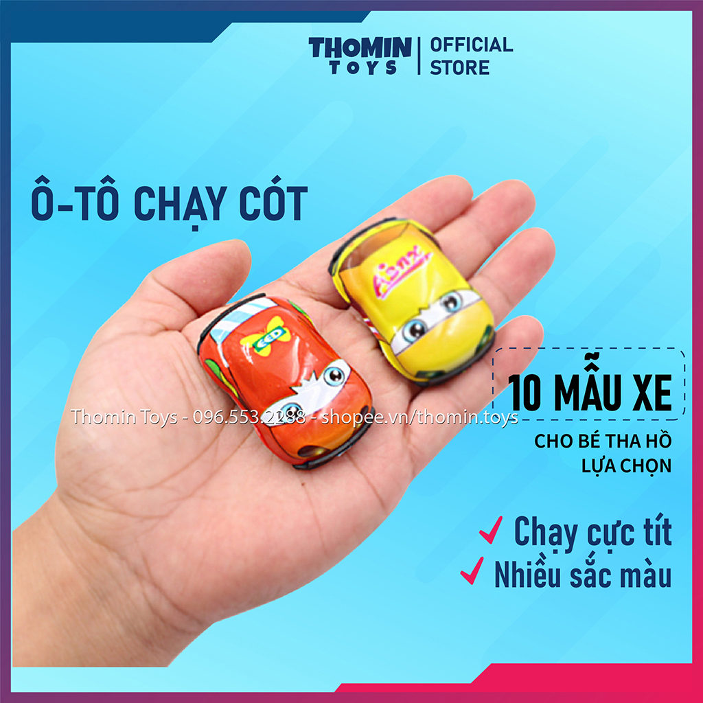 Ô tô đồ chơi trẻ em bộ đồ chơi ô tô mini xe chạy cót cho bé nhiều mẫu cực