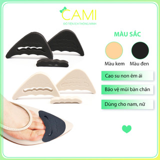 2 miếng lót mũi giày cao su non chèn mũi giày mọi dành cho bàn chân ngắn - CMPK50 - Cami