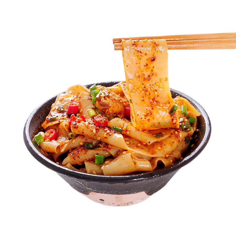 Mì trộn chua cay Tứ Xuyên, mì sợi dẹt trộn chua cay hiệu Cô Đầu Bếp - gói 105g