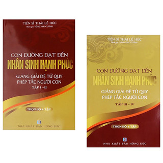 Sách - con đường đạt đến nhân sinh hạnh phúc - trọn bộ 4 tập