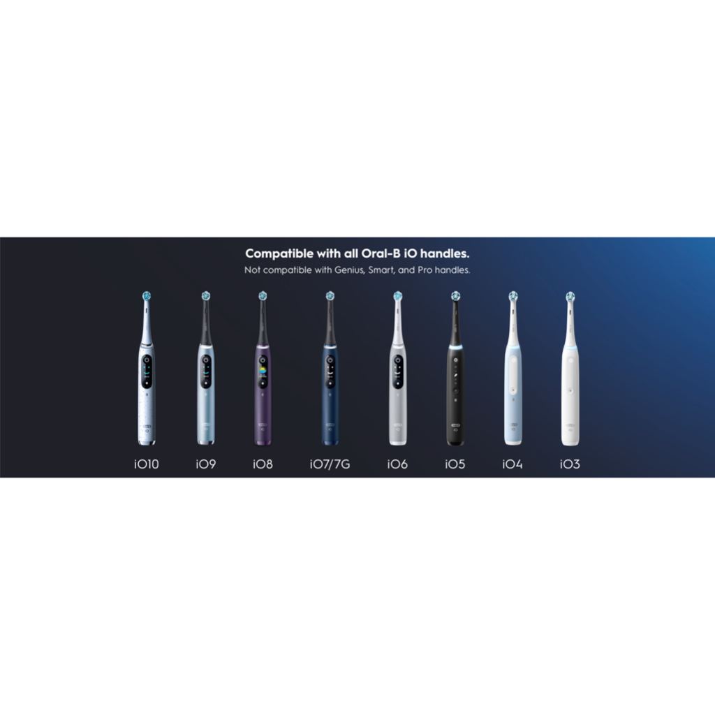 Đầu bàn chải điện iO Ultimate Clean. Chỉ phù hợp với dòng bàn chải điện OralB iO