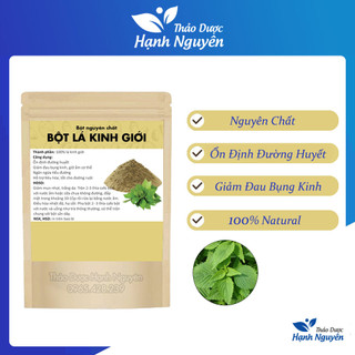 Bột kinh giới nguyên chất 100g, lá kinh giới khô, thơm, sạch - Thảo Dược Hạnh Nguyên