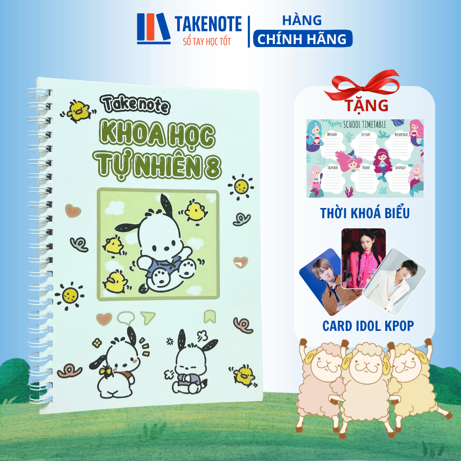 Sổ Tay Takenote Khoa Học Tự Nhiên 8 - Khổ giấy A5