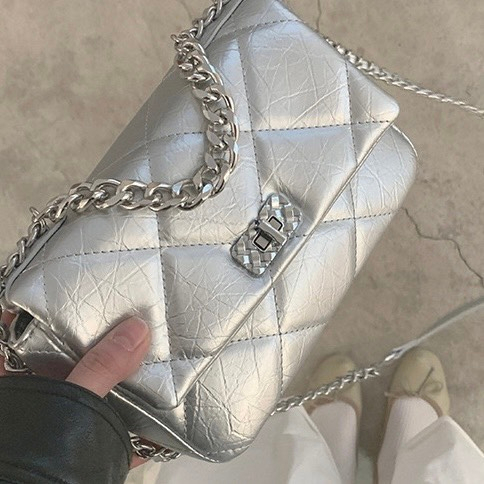 Túi Đeo Chéo Rory Bag Họa Tiết Kẻ Ô Phối Xích