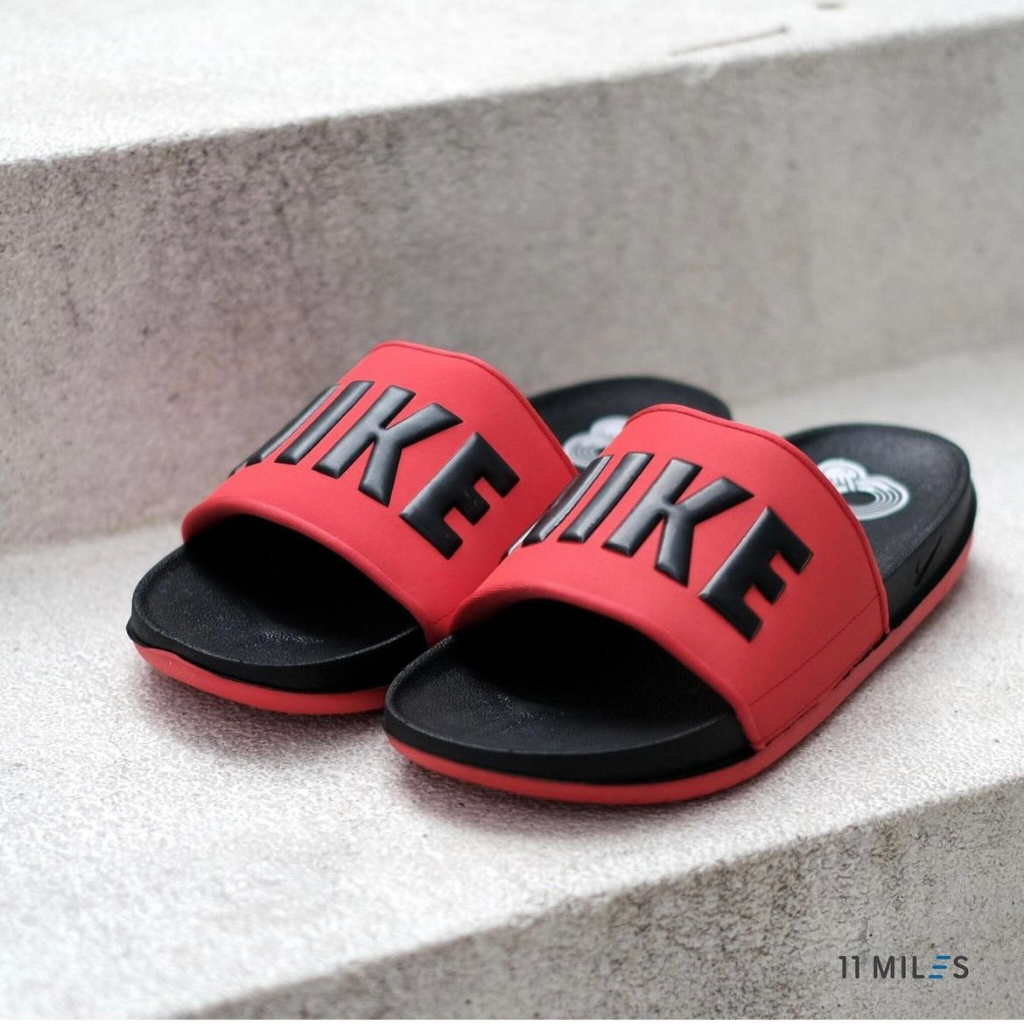 Dép chính hãng Ni.ke OffCourt Slide Redblack BQ4639-002 dép quai ngang nam êm nhẹ thoải mái