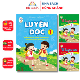 Sách - Combo luyện đọc 1, luyện viết quyển 1, quyển 2 Cánh diều - Theo chương trình sách giáo khoa mới (3 cuốn)