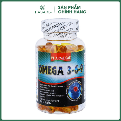 Viên Uống Pharmekal Dầu Cá Omega 3-6-9 Omega 3-6-9 100 Viên Hasaki Sản Phẩm Chính Hãng