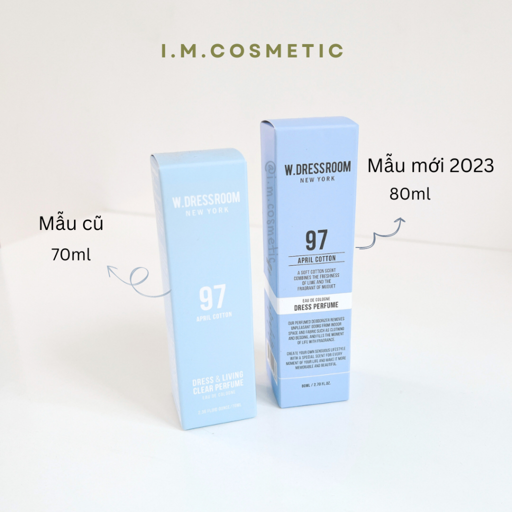 Xịt thơm W.DRESSROOM body mist