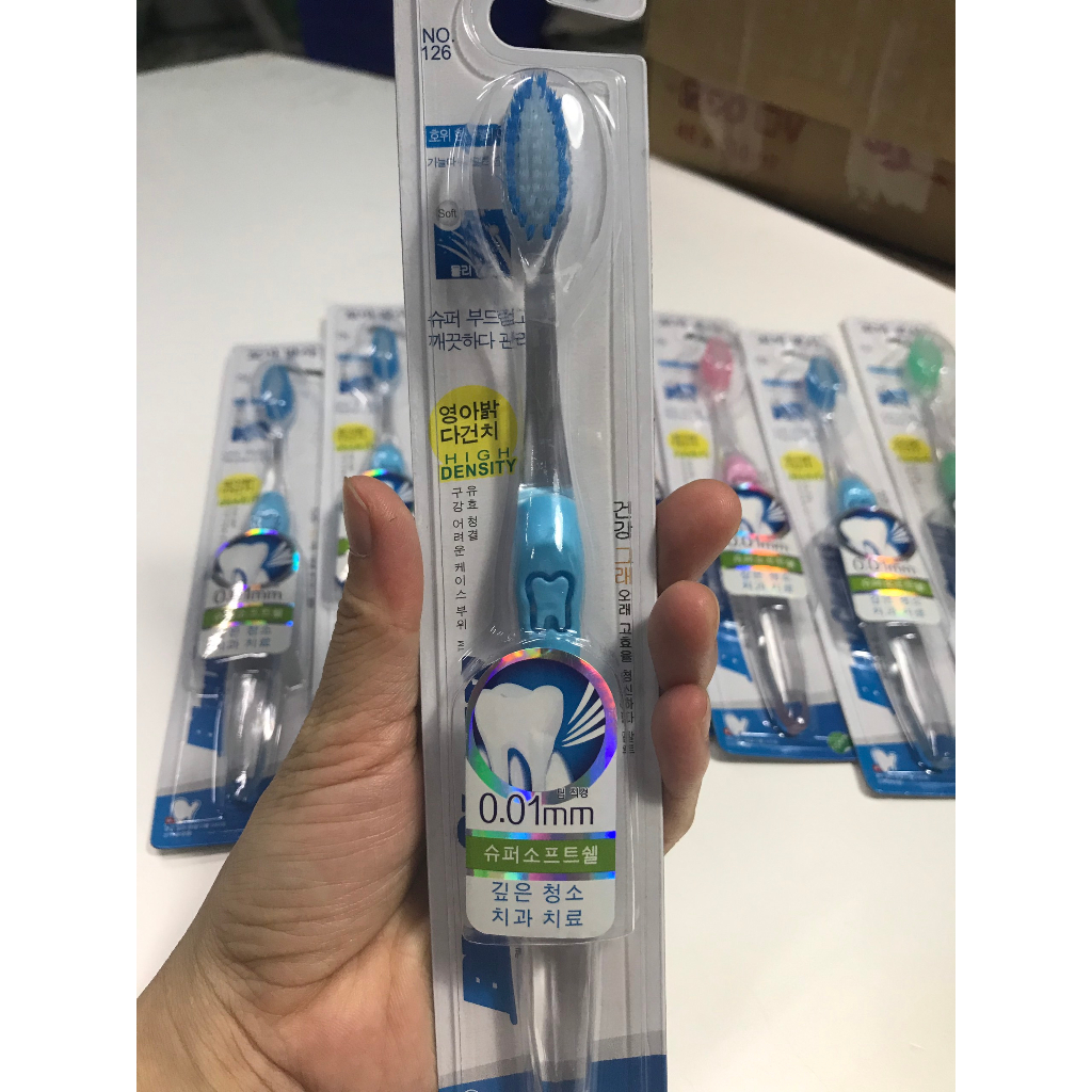 HCM - Bàn Chải Đánh Răng Lông Mềm NO126 Hàn Quốc  Moonshop chuyên sỉ