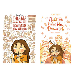 Sách - 2 cuốn người tính không bằng drama tính + drama nuôi tôi lớn loài người dạy tôi khôn
