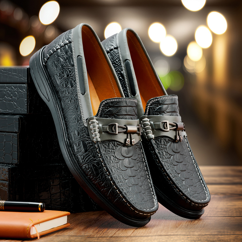 Giày da nam LEXSHOES mã giày LS da bò nguyên tấm đế giày khâu chỉ bảo hành 2 năm sử dụng