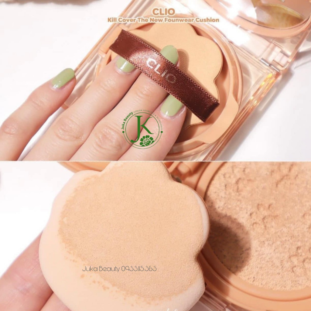 Phấn Nước Clio Kill Cover Founwear Cushion XP / The New Founwear Cushion SPF/All New SPF50+ PA+++