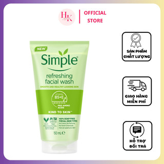 Sữa rửa mặt Simples làm sạch sâu sữa rửa mặt dịu nhẹ không gây kích ứng giúp da thoáng mát mềm mịn