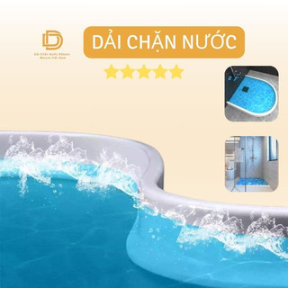 Dải Chặn Nước Chất Liệu Silicon Tự Dính, Chống Trơn Trượt, Có Thể Uốn Cong, Siêu Bền