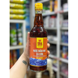 Nước mắm nhỉ cá cơm 30 độ đạm / mắm 584 nha trang chai thuỷ tinh